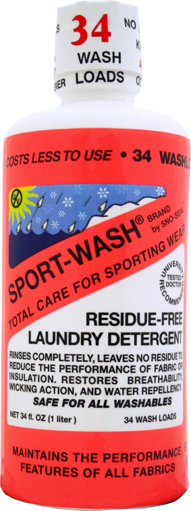 Sport-Wash - All Sports Laundry Detergent  - 1 Liter (34 Wash Loads)